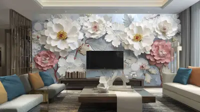 Revolutionizing Interior Design with 3D Wallpaper Trends at the 2025 China Import and Export Fair